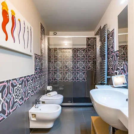 La Terrazza Nel Centro Di Con Parcheggio Privato Nápoly