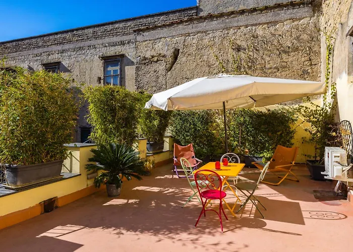 La Terrazza Nel Centro Di Con Parcheggio Privato * Neapel