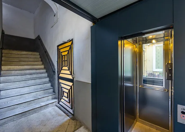 La Terrazza Nel Centro Di Con Parcheggio Privato Lägenhet *